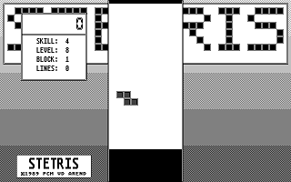 STetris atari screenshot